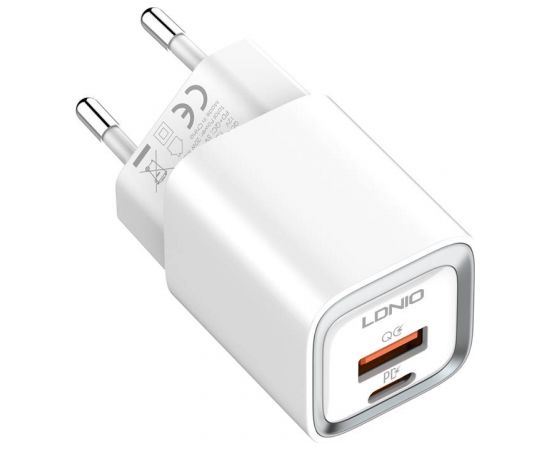 Wall charger LDNIO A2318C USB, USB-C 20W + USB-C - Lightning Cable