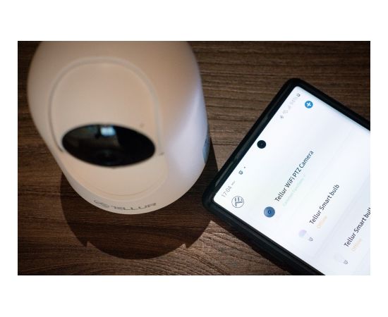 Tellur Smart WiFi Indoor Camera 3MP, UltraHD, Autotracking, PTZ white