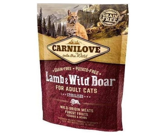 Carnilove 400g KOT STERILISED LAMB WILD