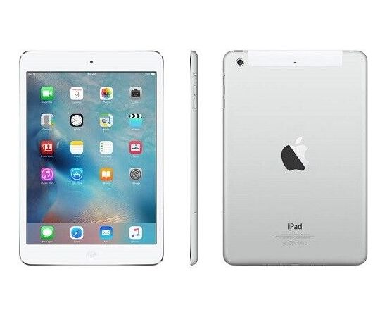 Apple iPad Mini 2 16GB WiFi + Cellular Silver (lietots, stāvoklis C)