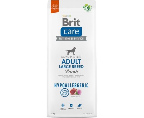 BRIT Care Hypoallergenic Adult Large Breed Lamb - dry dog food - 12 kg