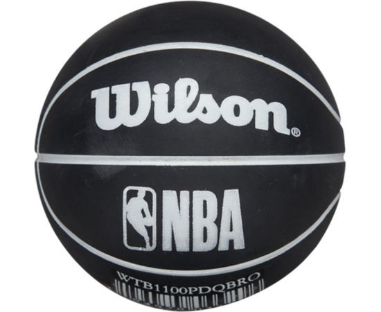 Wilson NBA Dribbler Brooklyn Nets Mini Ball WTB1100PDQBRO (One size)