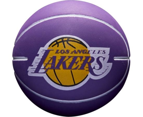 Wilson NBA Dribbler Los Angeles Lakers Mini Ball WTB1100PDQLAL basketball (One size)