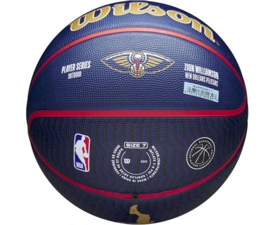 Wilson NBA Player Icon Zion Basketball Williamson Outdoor Ball WZ4008601XB7 (7)