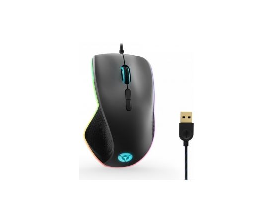 Lenovo Legion M500 RGB Gaming Mouse, 1 year(s), Iron grey / Black, USB 2.0