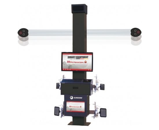 Smart Equipment 3D tehnoloģijas riteņu ģeometrijas regulēšanas stends ar augstuma maiņu EVOLINE 3D Riteņu ģeometrijas aprīkojums