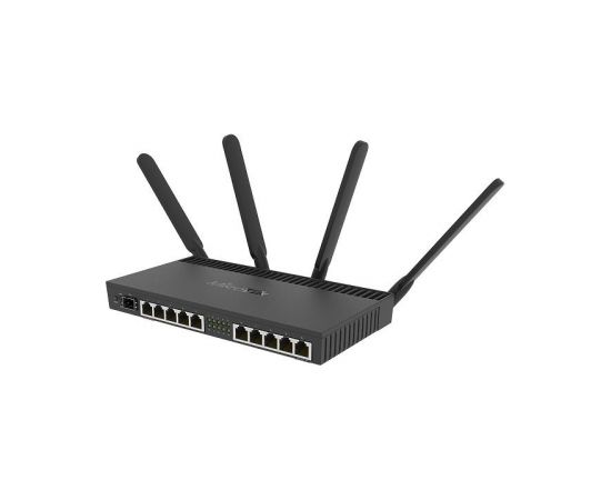 Mikrotik RB4011iGS+5HacQ2HnD-IN wireless router Gigabit Ethernet Dual-band (2.4 GHz / 5 GHz) Black