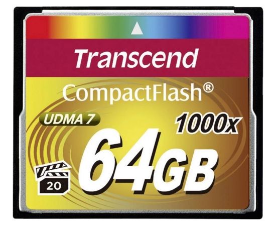 Transcend 1000x Compact Flash 64 GB  (TS64GCF1000)