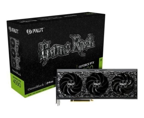 Palit Karta VGA Palit GeForce RTX 4090 GameRock OmniBlack 24GB GDDR6X 384bit HDMI+3xDP PCIe4.0