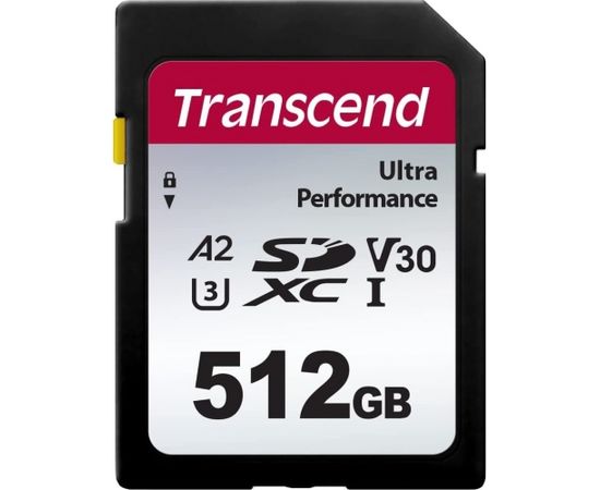 Transcend 340S SDXC 512 GB Class 10 UHS-I/U3 A2 V30 (TS512GSDC340S)