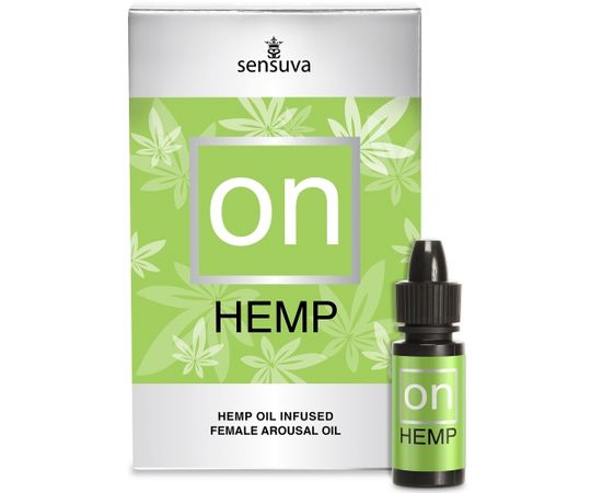 Sensuva ON Hemp масло повышающее чувствительность для женщин (5 мл) [ 5 ml ]