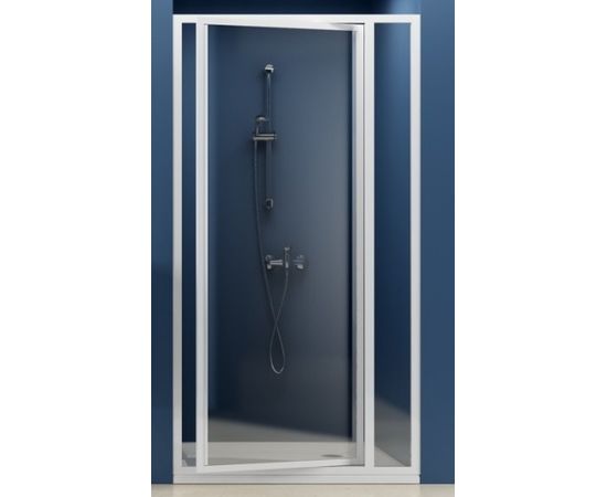 RAVAK SDOP 90cm balta + polistirols Pearl Veramās dušas durvis