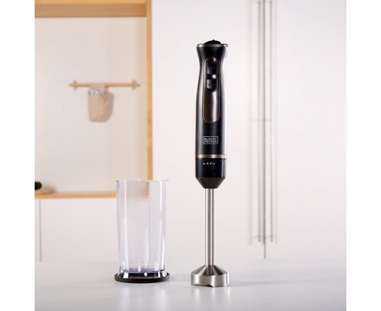 Hand blender Black+Decker BXHB800E, 800 W, black