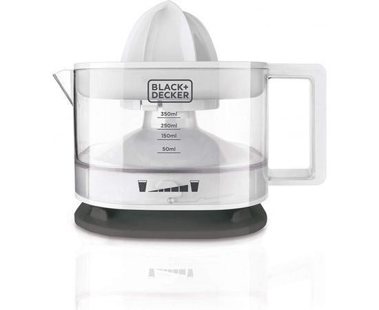 Black & Decker BXCJ25E Centrifugal juicer 25 W Grey, Transparent, White