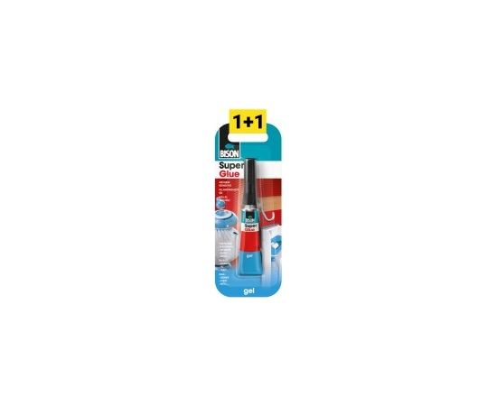BISON līme SUPER GLUE GEL 2g  (1+1) Краски и лаки, клеи