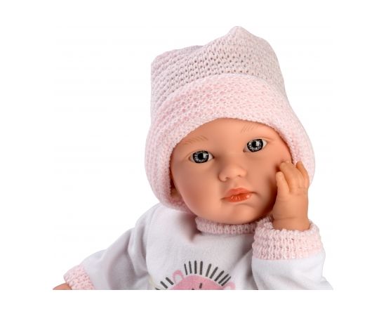 Llorens Кукла младенец Кукита 33 см, плачет, говорит, с соской, мягкое тело Испания LL30010