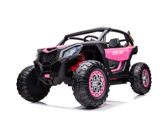 Bērnu divvietīgs elektromobilis XB-2118, rozā Детский электромобиль