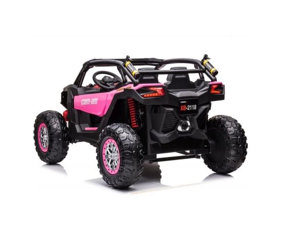 Bērnu divvietīgs elektromobilis XB-2118, rozā Детский электромобиль