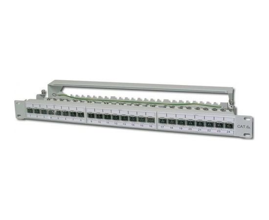 Digitus Patchpanel 19 Cat 6a EA 24 black