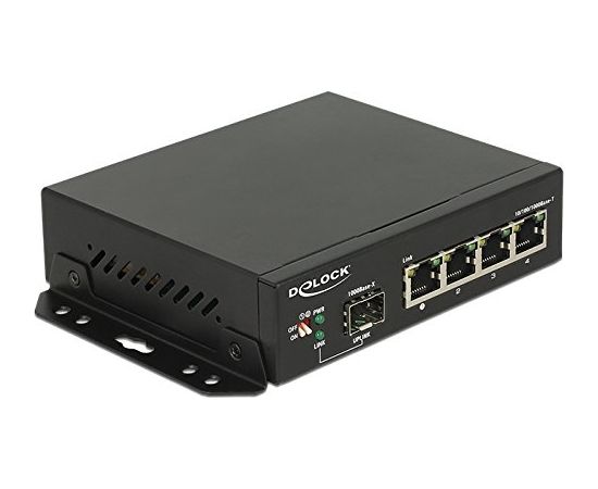 DeLOCK Switch Gigabit 4 Port + 1 SFP