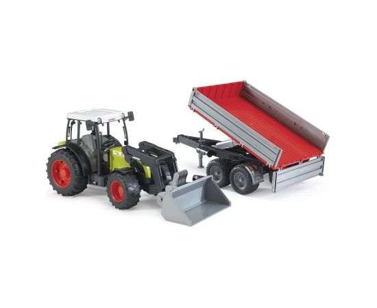 Bruder Professional Series Claas Nectis 267 F with Frontloader and Tipping Trailer Highlights (02112)