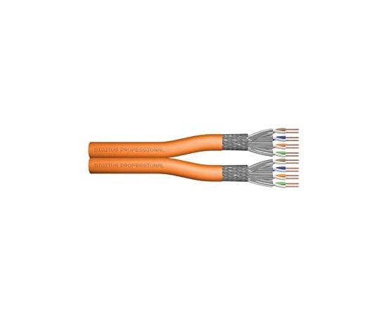 Digitus Professional Cat7 S/FTP installation cable duplex, Dca (orange, 500 meter drum)