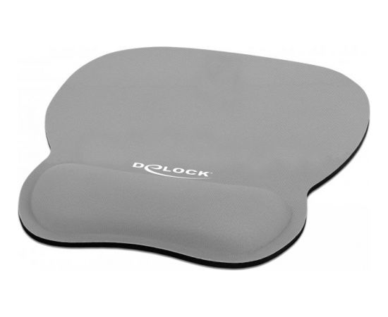 DeLOCK ergonomic mouse pad with gel wrist rest - 245x206