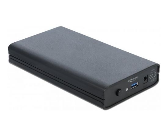 DeLOCK 42612 storage drive enclosure 3.5" HDD enclosure Black, Drive cases
