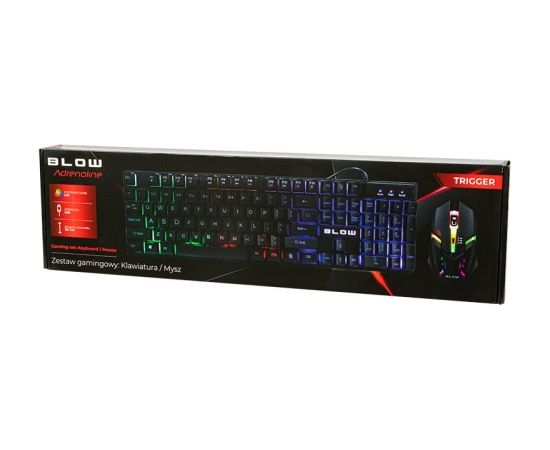 BLOW keyboard + mouse with LED TRIGGER