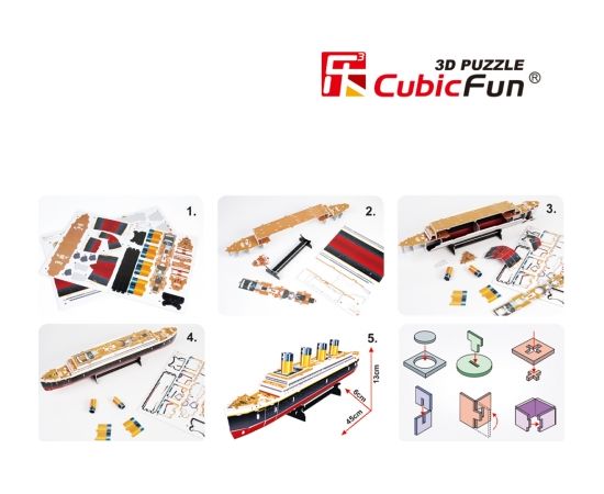 Cubic Fun CUBICFUN 3D puzle Titaniks