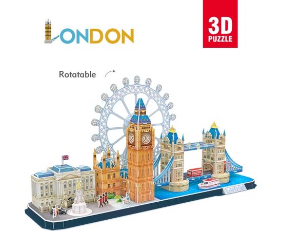 Cubic Fun CUBICFUN 3D puzle „Londona“