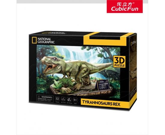 CUBIC FUN National Geographic 3D-пазл Тираннозавр рекс