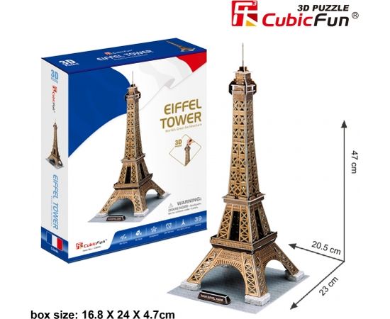 Cubic Fun CUBICFUN 3D puzle Eifeļa tornis