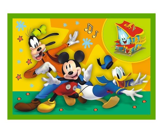 Hasbro TREFL DISNEY Комплект пазлов 4в1 Микки-Маус