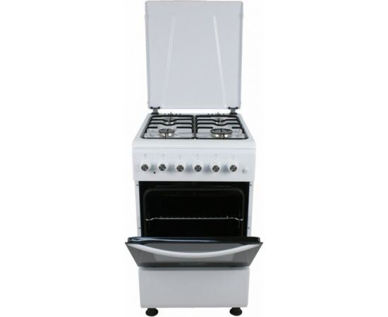 Gas stove with electric oven Schlosser FS5406MAZW