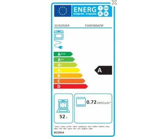 Schlosser FS4403MAZW gāzes plīts Gāzes Plītis