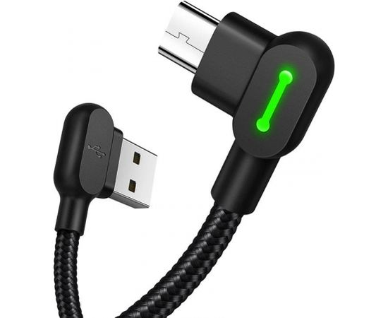 Mcdodo CA-5280 LED USB to Micro USB Cable, 3m (Black)