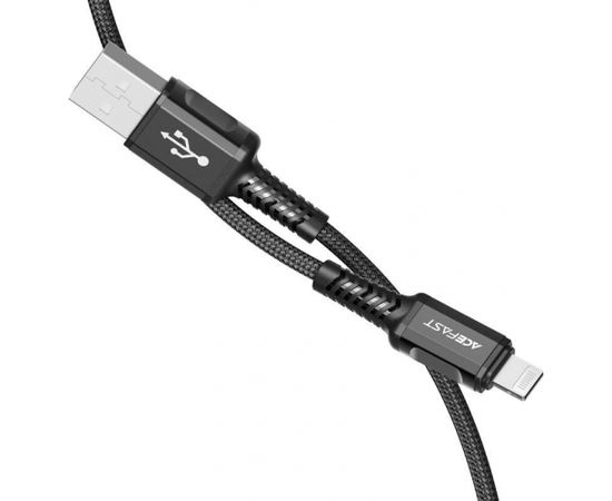 Cable USB to Lightning Acefast C1-02, 1.2m (czarny)