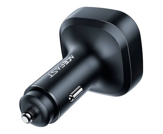 Car Charger Acefast B5, 101W, 2x USB-C + USB, OLED (black)