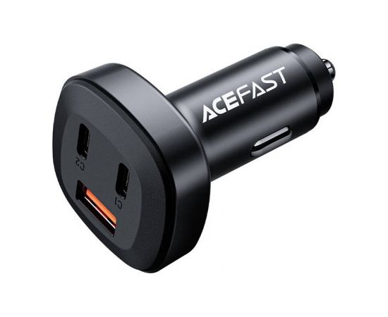 Car Charger Acefast B3, 66W, 2x USB-C + USB (black)