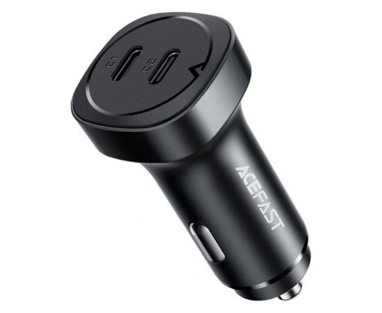 Car Charger Acefast B2, 72W, 2x USB-C (black)