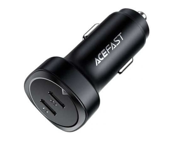 Car Charger Acefast B2, 72W, 2x USB-C (black)