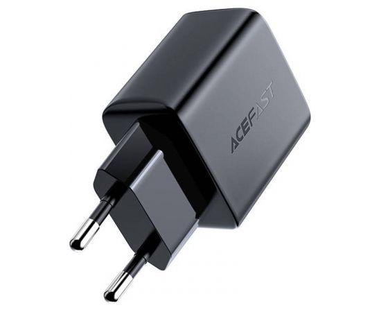 LĀDĒTĀJS Acefast A1 PD20W, 1x USB-C (black) (ātra lādēšana)