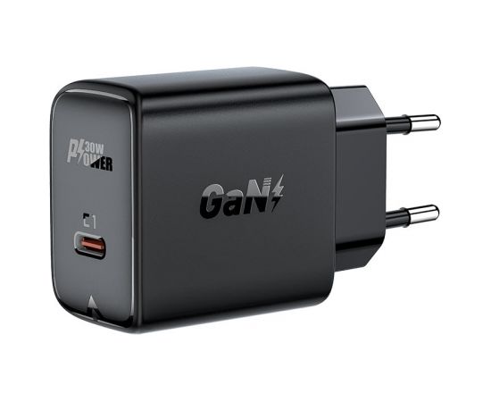 Wall Charger Acefast A21 30W GaN USB-C (black)