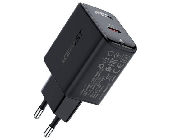 Wall Charger Acefast A21 30W GaN USB-C (black)