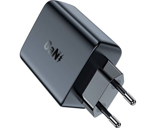 Wall charger Acefast A29 PD50W GAN 2x USB-C 50W (black)