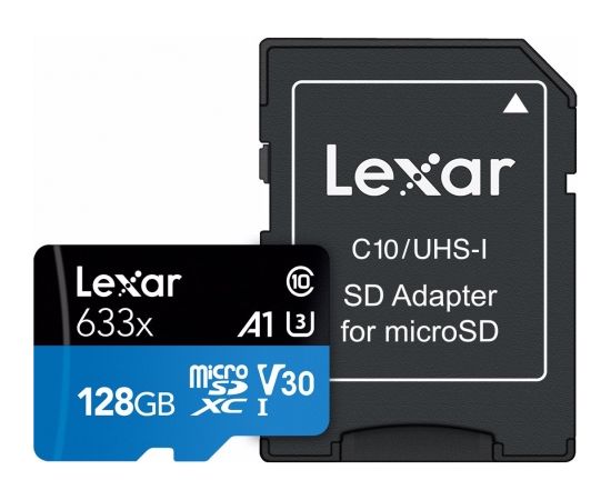 Lexar Карта памяти 128GB microSDXC