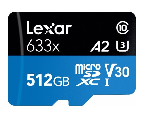 Lexar Карта памяти 512GB microSDXC
