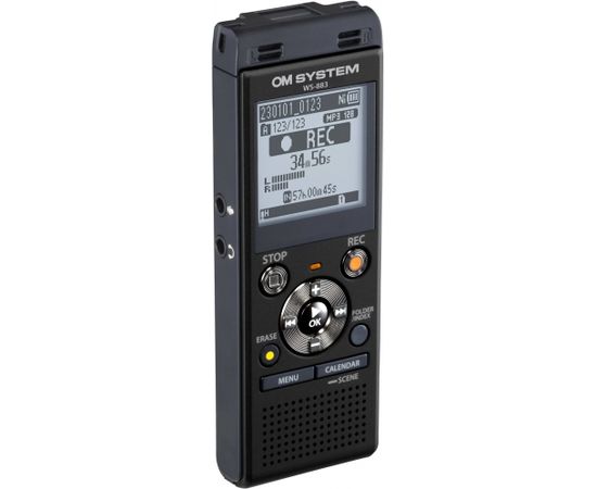 Olympus OM System audio recorder WS-883, black