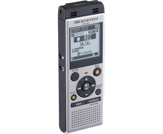 Olympus OM System audio recorder WS-882, silver